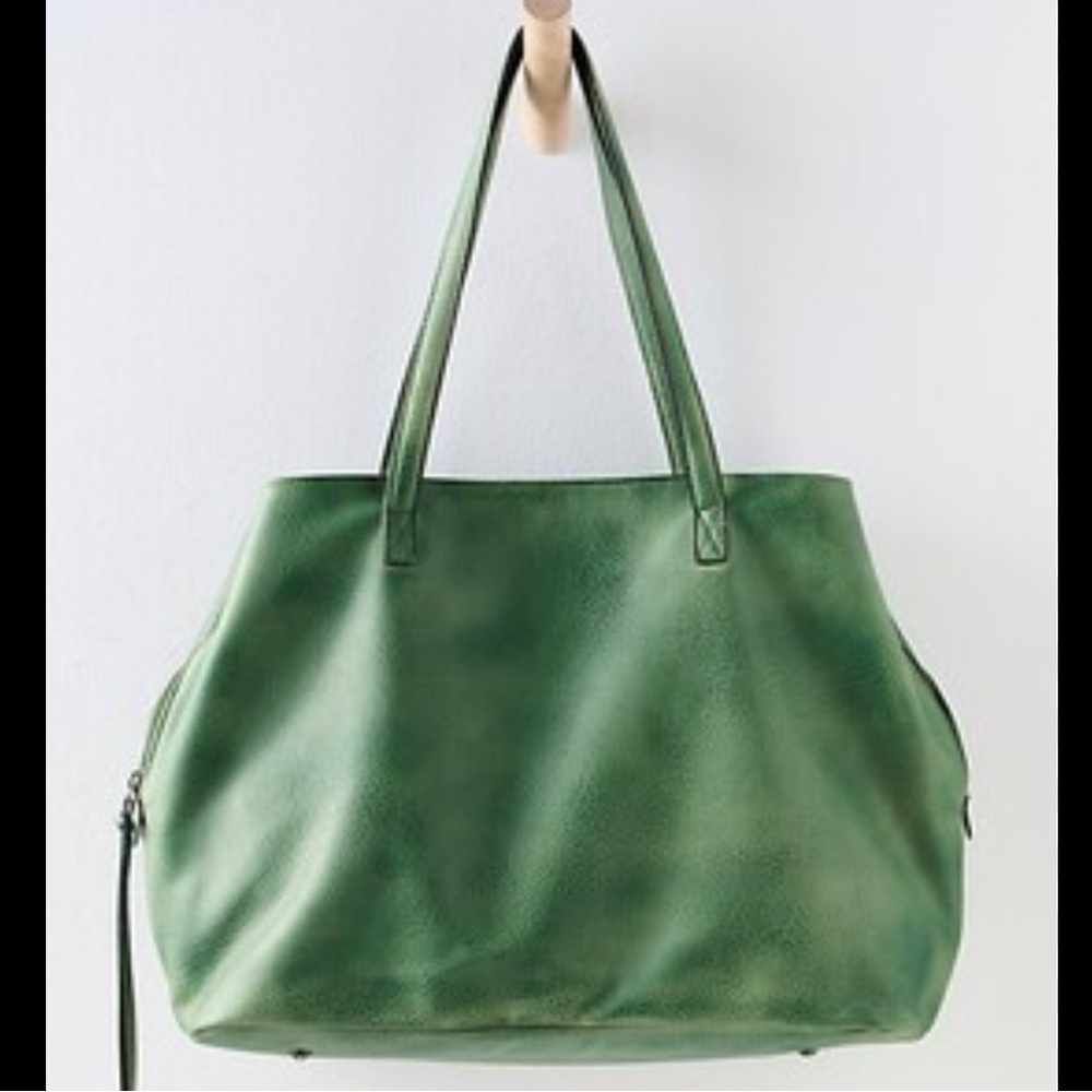 Free People Green Tote Bag